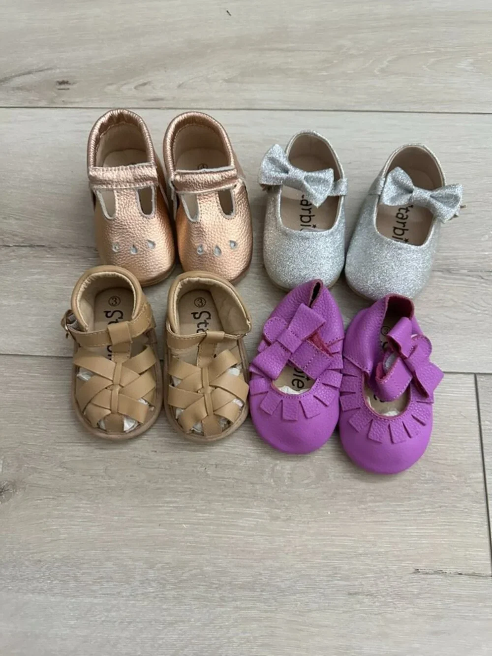 4 pairs Size 3 Size 4 lots Baby Shoes Lots Flash Sale toddler Shoes Sandals
